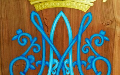 Terme Vigliatore. Il “tocco d’artista” della pittrice Fabiana Lualdi sulla nuova Vara della Madonna delle Grazie donata da “Personal Arredamenti” 