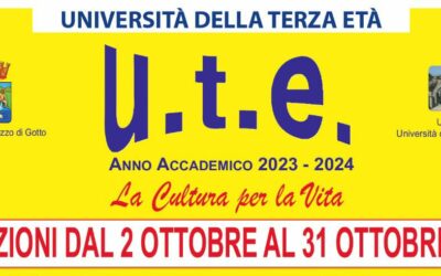 Barcellona PG. Al via le iscrizioni all’Anno Accademico 2023/2024 all’Università della Terza Età