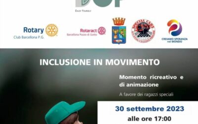 Barcellona PG. Rotary Club organizza l’evento “Inclusione in movimento”
