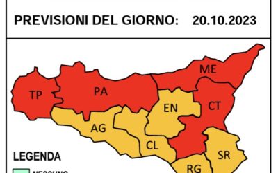 ‘Allerta rossa’ per rischio incendi a Messina, Trapani, Palermo e Catania