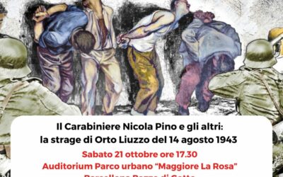 Barcellona PG. Il carabiniere Nicola Pino e gli altri.. La strage di Orto Liuzzo del 14 agosto 1943, ricordata dall’ANPI