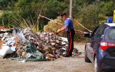 Castelmola. Discarica abusiva scoperta in elicottero, 33enne denunciato