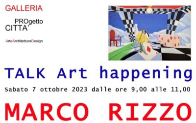 Barcellona PG. TALK Art Happening “NO NAME NO PLACE NO DATE” di Marco Rizzo  a cura di Rosario Andrea Cristelli alla GALLERIA PROgetto CITTA’