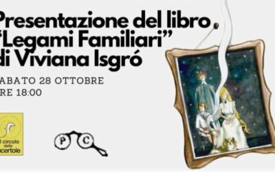 Barcellona PG. Viviana Isgrò presenta il suo nuovo libro “Legami Familiari” al Circolo delle Lucertole 