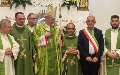Terme Vigliatore, comunità in festa per l’arrivo di Padre Carmelo Mazzei