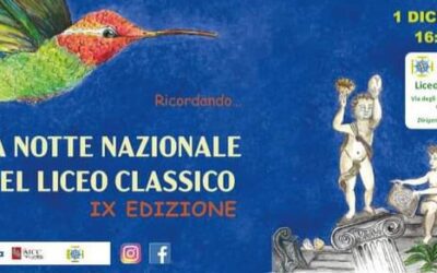 Barcellona PG. Il “Valli” aderisce all’iniziativa promossa dal Coordinamento Nazionale “Ricordando la IX edizione della Notte Nazionale del Liceo Classico”