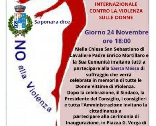 Saponara. Chiesa e Amministrazione unite contro la violenza sulle donne