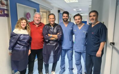Taormina. Uccio De Santis al Centro cardiologico pediatrico per dire ‘No’ alla chiusura del reparto