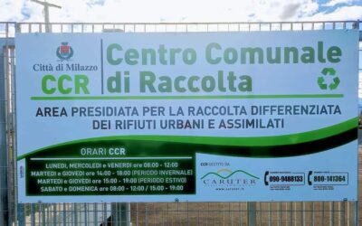 Milazzo. Inaugurato Centro comunale raccolta di Masseria