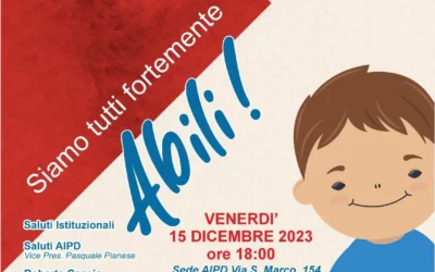 Milazzo. “Siamo tutti fortemente abili“ convegno Aipd al Centro sociale di San Marco