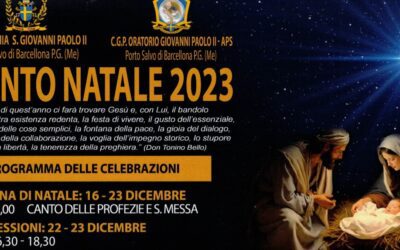 Barcellona PG. Il Santo Natale nella Parrocchia San Giovanni Paolo II di Porto Salvo