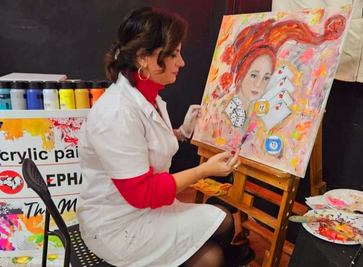 Messina. La pittrice Silvana De Leo dona il suo dipinto “Azzardo” in evento dedicato al giovane Morgan 