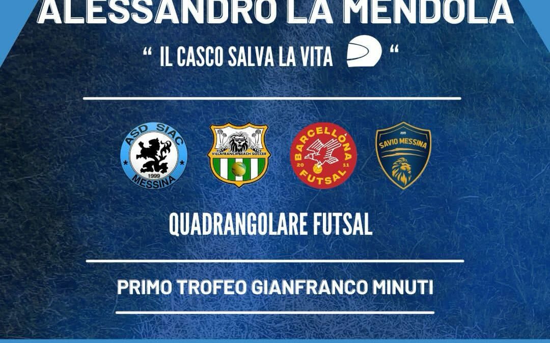 Barcellona PG. “Il casco salva la vita ” torneo di calcio a 5 in Memoria di Alessandro La Mendola