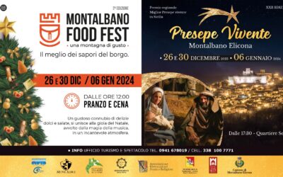 Montalbano Elicona, il 26 – 30 dicembre e 6 gennaio tornano il Presepe Vivente e il Food Fest