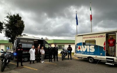 I Carabinieri donano il sangue, autoemoteca AVIS alla Caserma di Milazzo