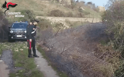 Mistretta. Incendio boschivo, 73enne arrestato in flagranza