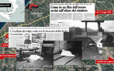 Barcellona PG. Guerra di mafia anni 90′ e 13 omicidi: arrestati in 7 della famiglia mafiosa “barcellonese”