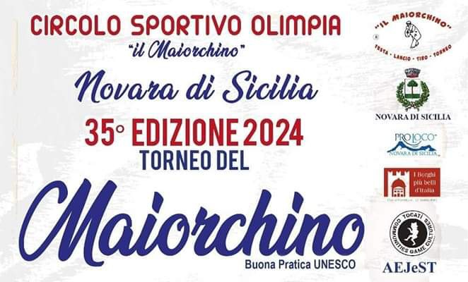 Novara di Sicilia. Il 35° Torneo Provinciale del Maiorchino, patrimonio culturale immateriale UNESCO. Ben 36 squadre, finalissima domenica 11 febbraio 