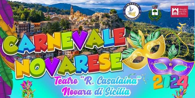 Novara di Sicilia. Il “Carnevale Novarese 2024” al Teatro “Casalaina” PROGRAMMA COMPLETO