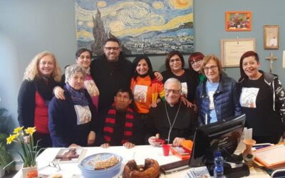 Barcellona PG. Gioia ed emozione per la Visita Pastorale dell’Arcivescovo Mons. Giovanni Accolla a “La Casa di Francesco”