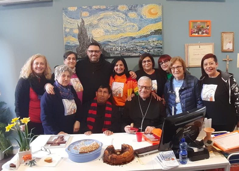 Barcellona PG. Gioia ed emozione per la Visita Pastorale dell’Arcivescovo Mons. Giovanni Accolla a “La Casa di Francesco”