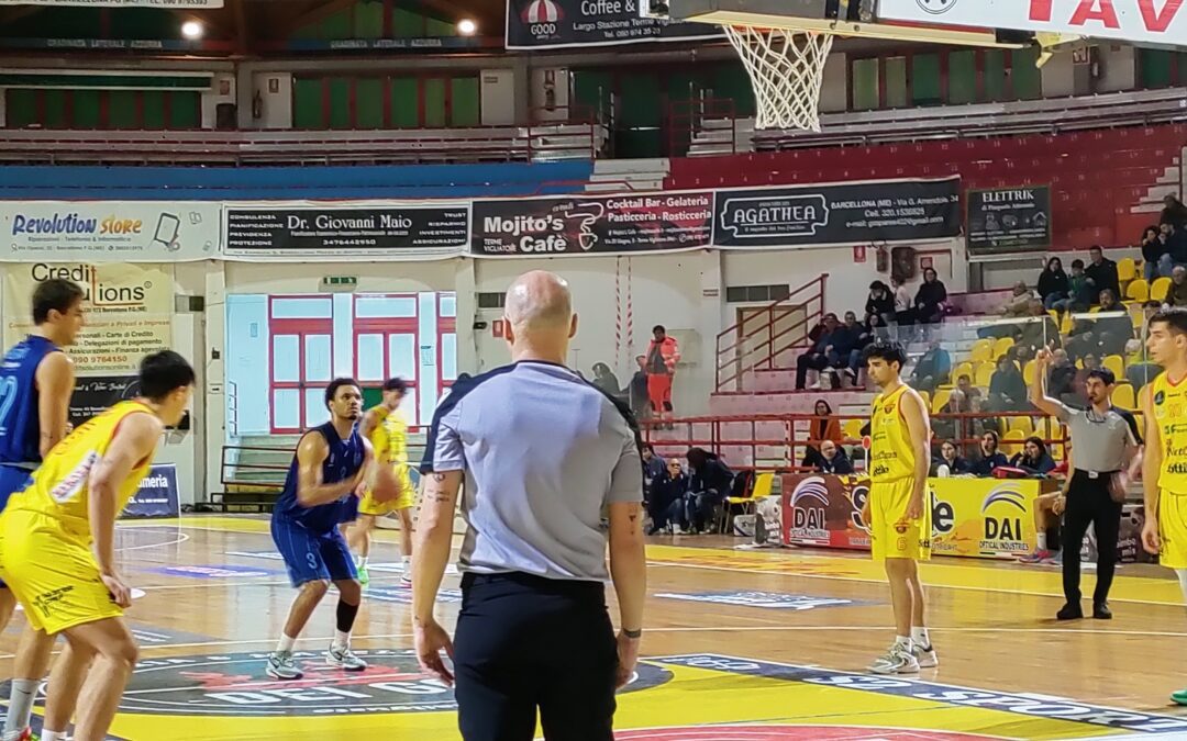 Basket – Serie B. Barcellona sconfitta nel finale dalla Virtus Ragusa