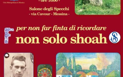 Palazzo dei Leoni. Incontro dal titolo “Per non far finta di ricordare. Non solo Shoah” per la Giornata della Memoria