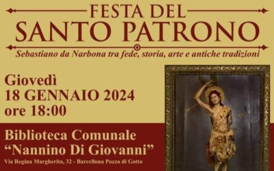 Barcellona PG. Evento in onore di San Sebastiano alla Biblioteca Comunale “Nannino Di Giovanni”