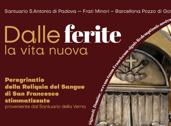 Barcellona PG. “Peregrinatio della Reliquia del Sangue di San Francesco stimmatizzato” al Santuario di Sant’Antonino