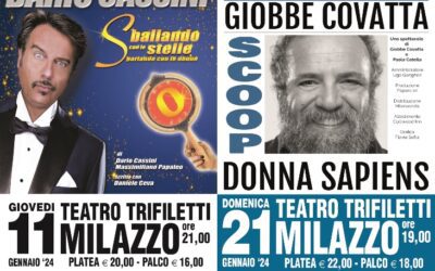 Milazzo. Al teatro Trifiletti due eventi “Sballando con le stelle – parlando con le donne” e “Scoop –Donna Sapiens”
