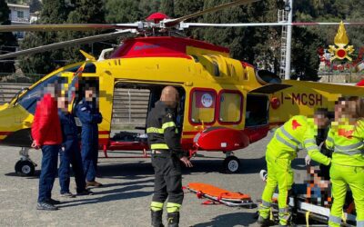 A Gallodoro, soccorso giovane caduto in volo con parapendio