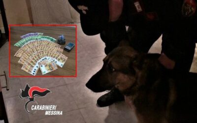 Milazzo. Droga nell’armadio camera da letto e sequestro di quasi 10mila euro, 62enne arrestato