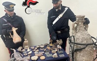Scoperti e sequestrati 55 reperti archeologici, denunciato 26enne cittadino straniero