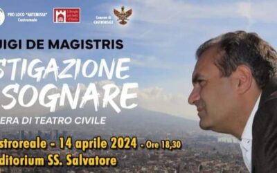 Castroreale. Luigi De Magistris in “Istigazione a Sognare” all’Auditorium del SS. Salvatore 