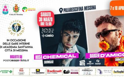 Messina. Lo showcase di Rosa Chemical  pre-match di volley dell’Akademia Città Di Messina al “PalaRescifina”