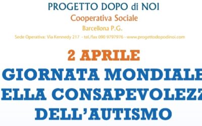 Barcellona PG. Il 2 aprile “Passeggiata in Blu per l’Autismo” in occasione della Giornata Mondiale della Consapevolezza sull’Autismo 