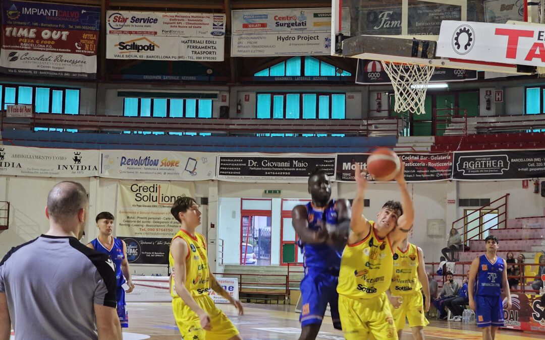 Basket-PlayIn. La NextCasa Barcellona sbaraglia Marigliano con un +30, prova sontuosa dei giallorossi