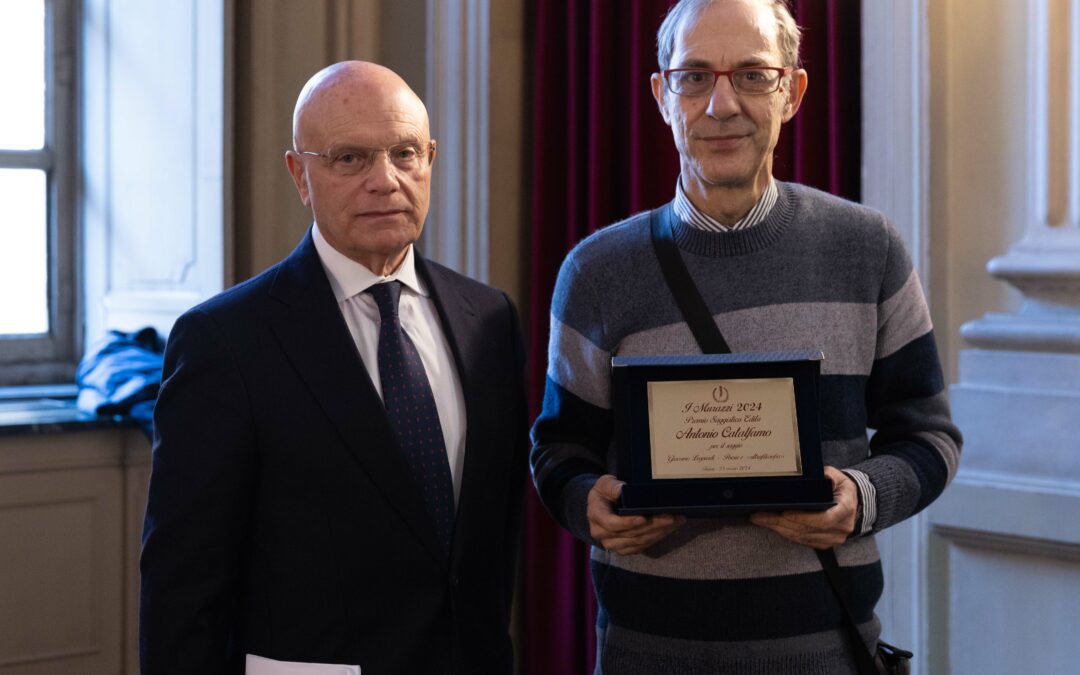 Cultura. Consegnato il prestigioso premio torinese “I Murazzi” ad Antonio Catalfamo