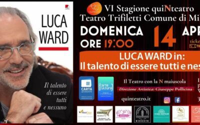 Milazzo. “Il talento di essere tutti e nessuno” di Luca Vecchi con Luca Ward per la Stagione Teatrale quiNteatro al Trifiletti