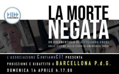 Barcellona PG. La proiezione del docufilm “La morte negata” e la successiva conferenza con l’Associazione “ContiamoCi!” all’auditorium del Parco “Maggiore La Rosa”