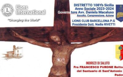 Barcellona PG. Convegno sul restauro del Crocifisso con il Lions Club Barcellona al Convento di Sant’Antonio di Padova