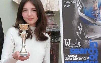 Orgoglio per l’I. C. Capuana: l’alunna Giulia Mazzeo vince al  Concorso “In cerca della meraviglia” – Festival UrbinoInAcquerello 2024 sez. Scuola 