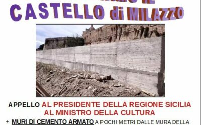 Milazzo. “Scempio al Castello” denuncia l’Associazione Italiana Medici per l’Ambiente