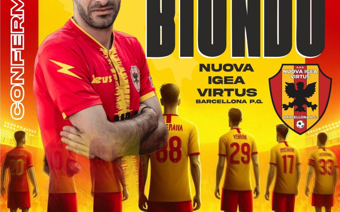Calcio. La Nuova Igea Virtus riparte dalla conferma di Capitan Giovanni Biondo