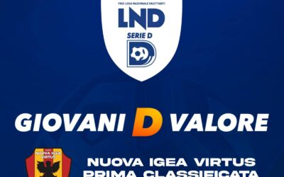 Calcio. La Nuova Igea Virtus prima nella graduatoria del progetto “Giovani D Valore”