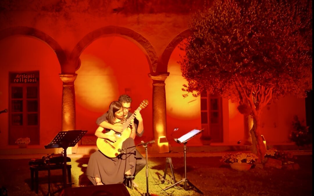 Il Duo Imbesi Zangará incanta il pubblico con il reading-concerto “Sulle Note della Bellezza”