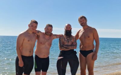 La traversata a nuoto dello Stretto di Messina di Andrea Lanaria, infortunato sul lavoro con protesi alle braccia per sensibilizzare alla sicurezza