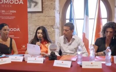 Taormina. La notte dei Tao Awars 2024 sabato 20 luglio al Teatro Antico. 5 look di Roberto Cavalli nella Taimeless Art Gallery