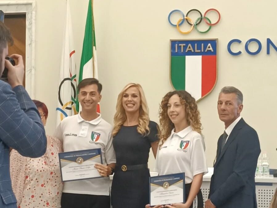 Premiati dal CONI i ballerini professionisti Chiara Sofia e Alessandro Bucca