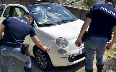 Recuperata Fiat 500 cabriolet, continua contrasto a furti di auto